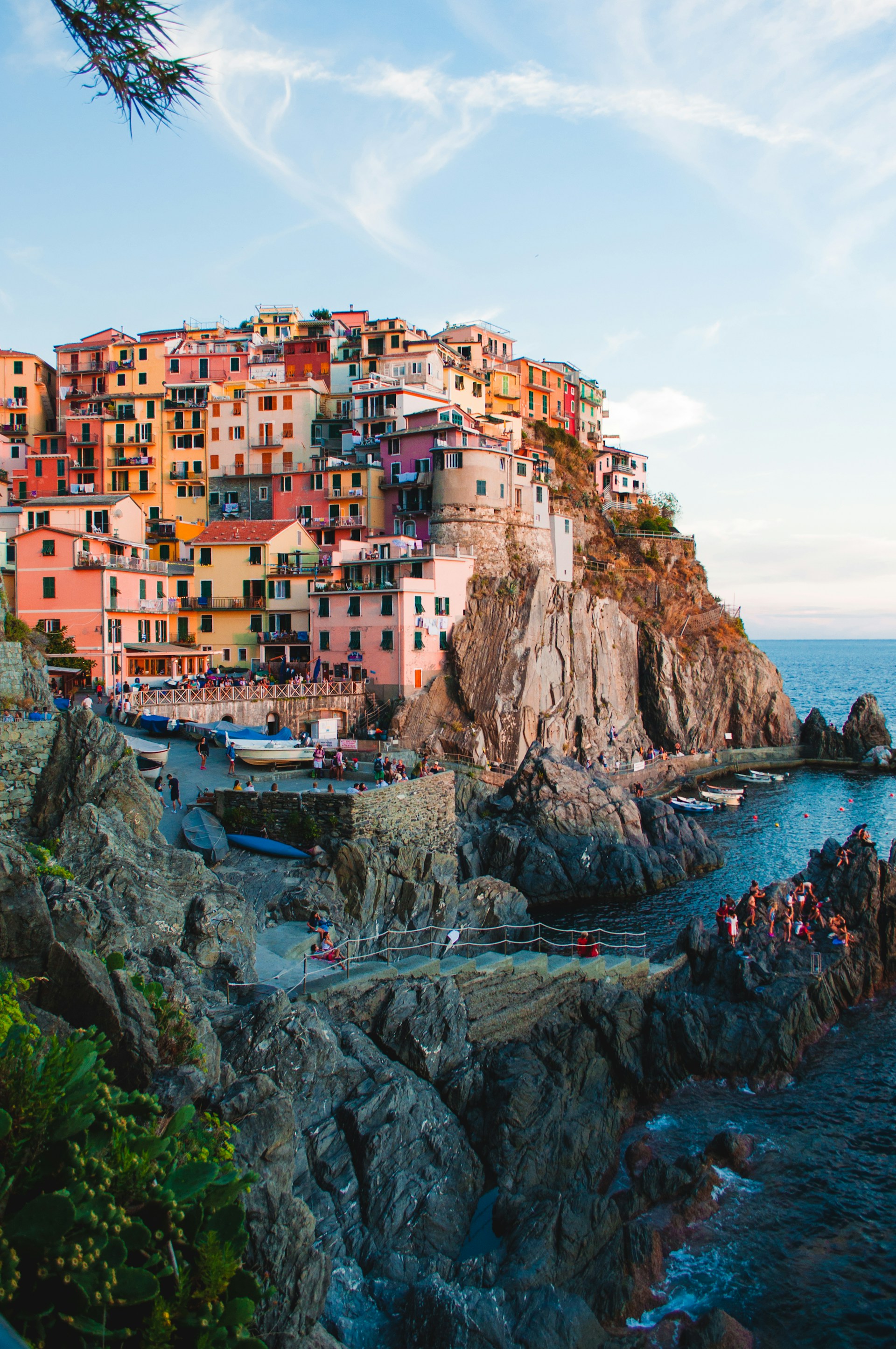 Color on the cliff, Cinque Terre