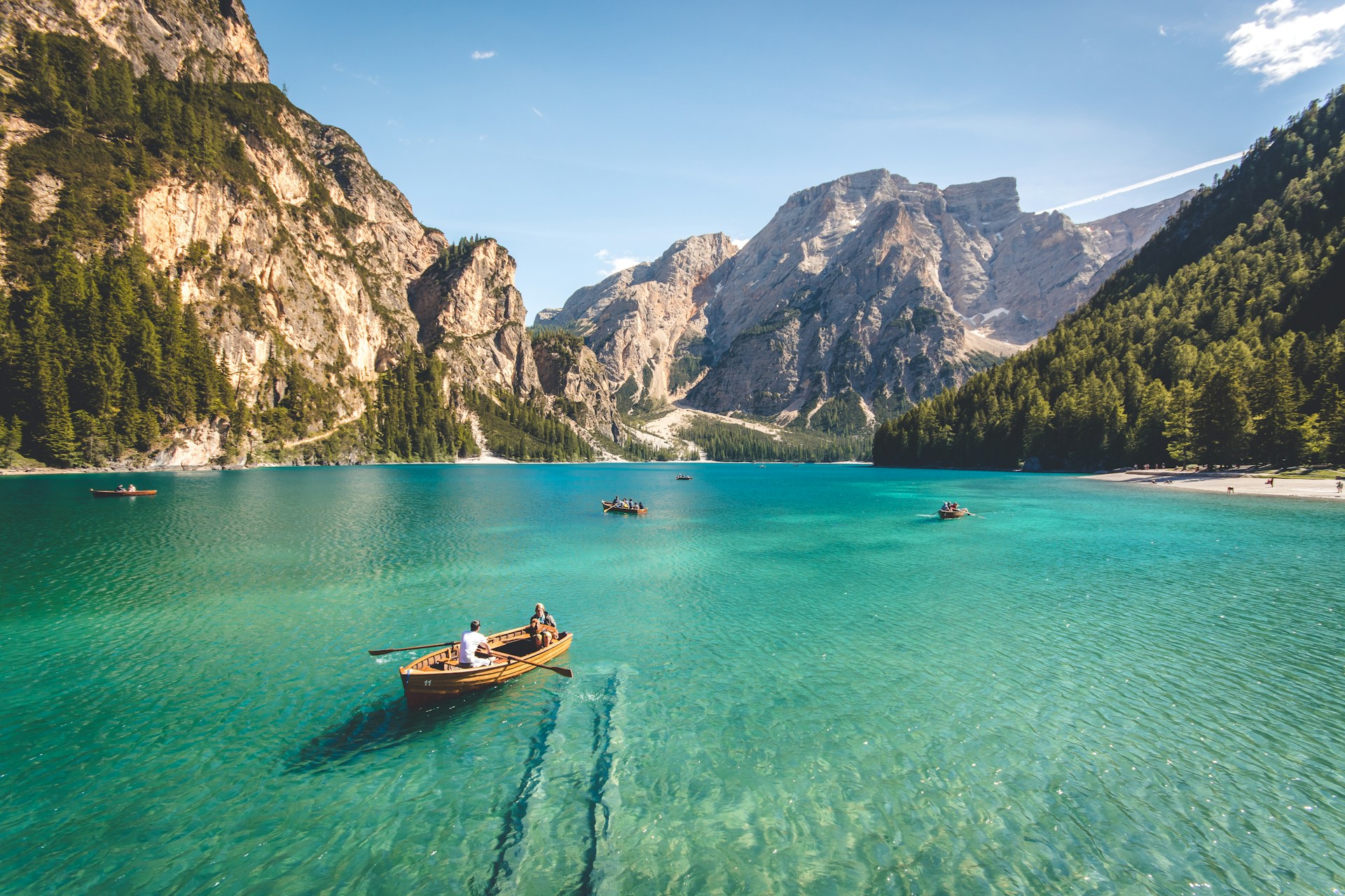 Boats on glass, Lake Bled