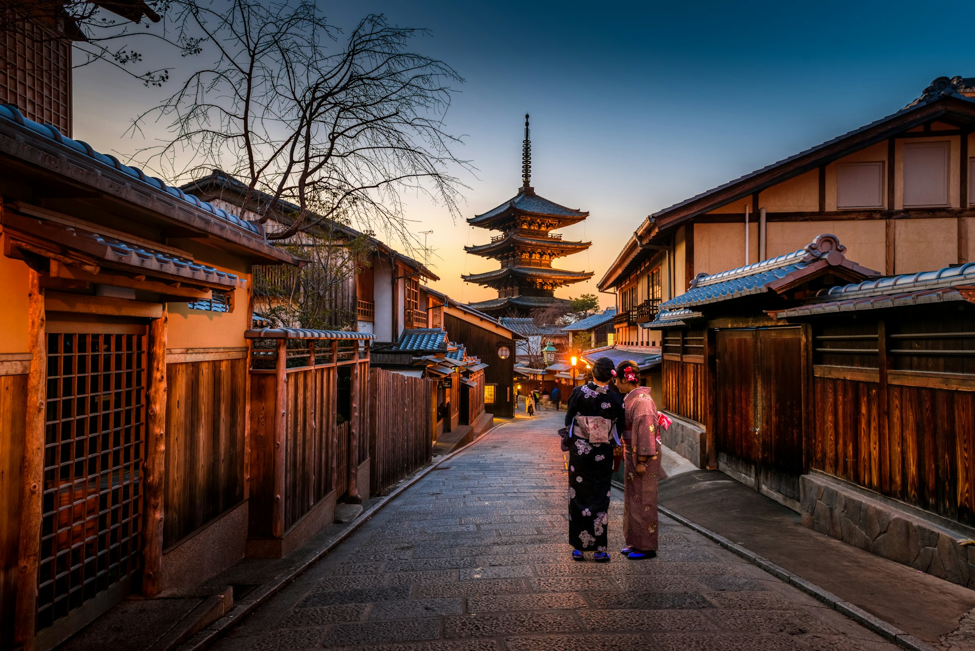 Lantern street, Kyoto