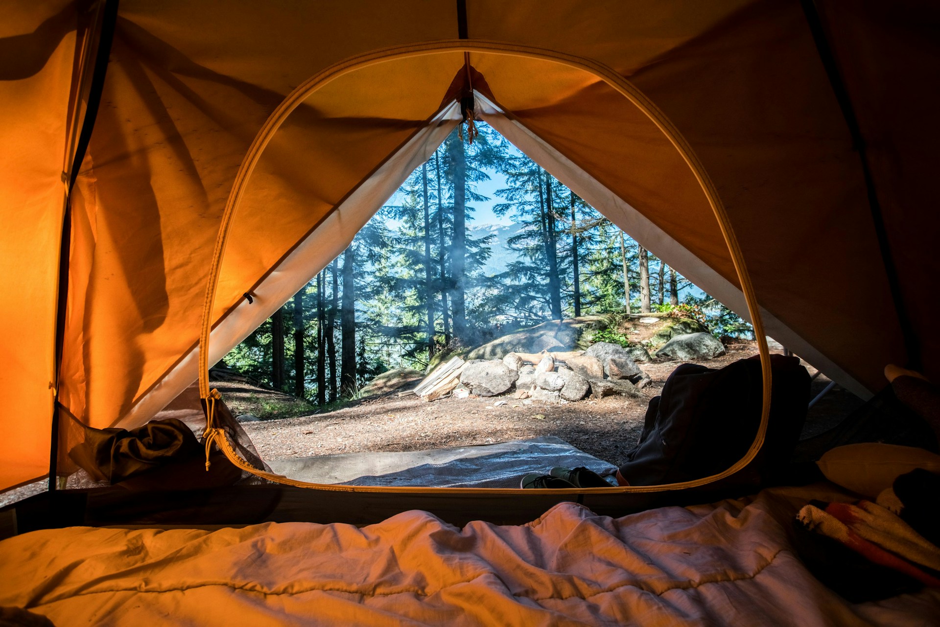 Tent under the weather, Patagonia